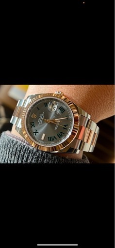 ロレックス デイトジャスト 41 ストレートローマン　新品