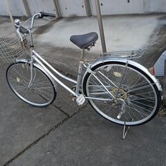 27インチギヤ自転車走ります