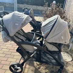 引き取り限定　2人乗りベビーカー