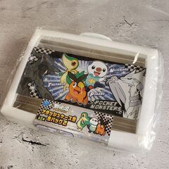 〓代理出品〓【新品 未開封品】2個セット  ポケットモンスター ベストウイッシュ アタッシュケース型 缶バック Aの画像