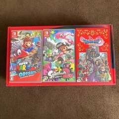 任天堂Switch 本体　箱付➕ソフト3個の画像