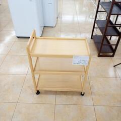 ★ジモティ割あり★  キッチンワゴン ブラウン H64×D34×...