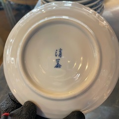 【引き取り限定】【無料】中古品　小皿　平皿　昭和レトロ　8枚セット　の画像
