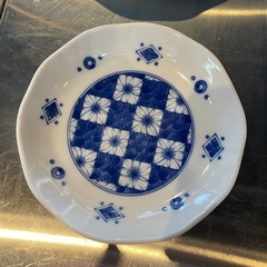 【引き取り限定】【無料】中古品　小皿　平皿　昭和レトロ　8枚セット　の画像