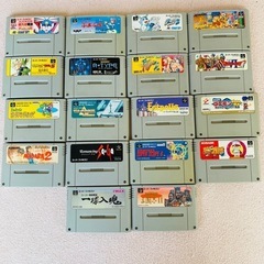 【決定】ジャンク品スーパーファミコンソフト④18枚まとめ