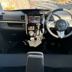 ダイハツ タントカスタム X LA600S 片側パワースライド ダイハツ純正デカナビ Bluetooth ETCの画像