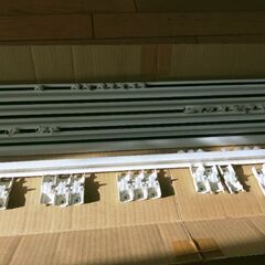 タチカワ カーテンレール(白)6本バラ可
