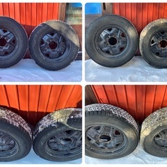 ジムニー用スタッドレス鉄ホイール付き4本175/80R16JB2...