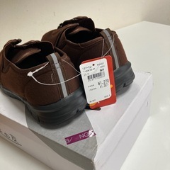 新品未使用　靴　足の友　濃茶　23.5cmの画像