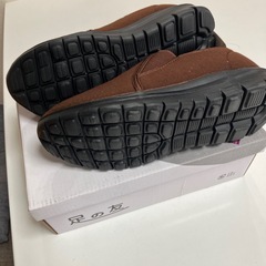 新品未使用　靴　足の友　濃茶　23.5cmの画像