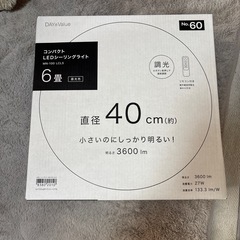 新品未使用シーリングライト