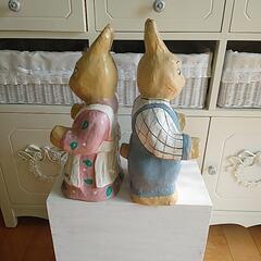 🐰紙で出来てるうさぎさんペアの画像