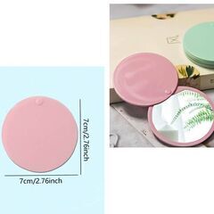 スライド式コンパクトミラー（新品）の画像