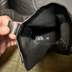 【ZARA 中古ブーツ23.0cm】の画像