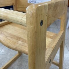 ★ジモティ割あり★  ベビーチェア ナチュラル H74×D50×W53 クリーニング済み TJ10628の画像