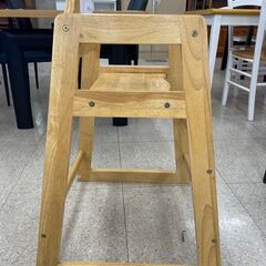 ★ジモティ割あり★  ベビーチェア ナチュラル H74×D50×W53 クリーニング済み TJ10628の画像