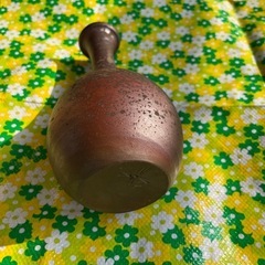 備前焼　難波需　鶴首花入の画像