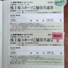 東急不動産　株主優待券の画像