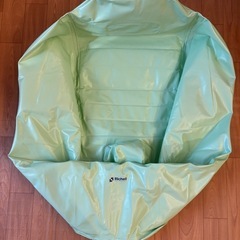 リッチェル ふかふかベビーバス W グリーン 新生児~6カ月の画像