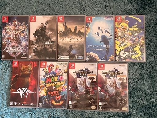Nintendo Switch有機EL カセット9個付き。