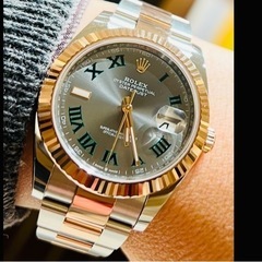 ロレックス デイトジャスト 41 ストレートローマン　新品の画像