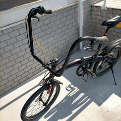 値下げ 20インチ 折り畳み自転車の画像