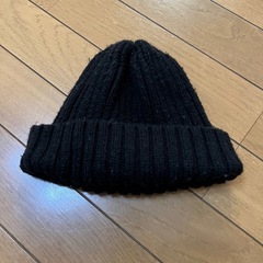 【中古】子供用　ニット帽 50〜52センチの画像