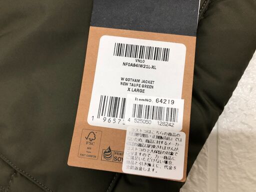M）THE NORTH FACE ザノースフェイス レディース ダウンジャケット GOTHAM JACKET ゴッサムジャケット NF