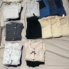 授乳服、マタニティズボン　セットの画像