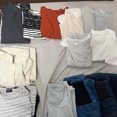 授乳服、マタニティズボン　セットの画像