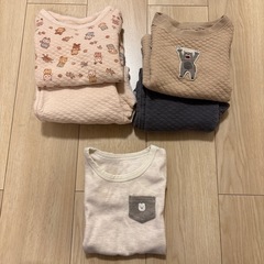 110cm 子供服　6点セット　デニム　アウター　パジャマ　インナーの画像