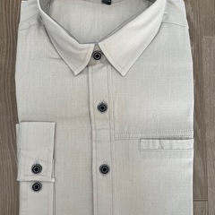 【新品未使用】中袖　メンズシャツ　男性シャツ　カジュアル　トップスの画像