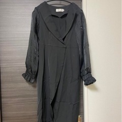 カシュクールワンピース　ペチコート付き