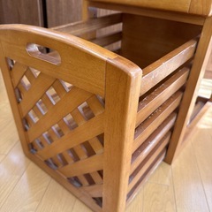 木製収納ケースの画像