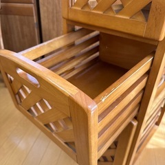 木製収納ケースの画像