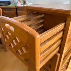 木製収納ケースの画像