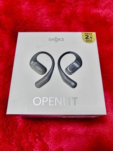 【中古・美品】SHOKZ OPENFIT ワイヤレスイヤホン ブラック