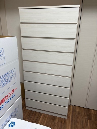 【美品】タワーチェスト ホワイト