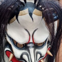 石見神楽 面　般若 鬼の画像