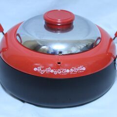 両手鍋　フライヤー　網付き
