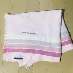 BURBERRY バーバリー　ピンク 大判 ストールの画像