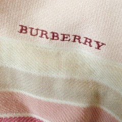 BURBERRY バーバリー　ピンク 大判 ストールの画像