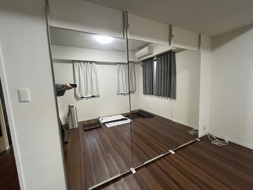ダンス、バレエ　自宅レッスン用3mくらい鏡