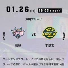 1/26　vs宇都宮2枚