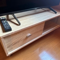 ※テレビ【2021年製】43インチ(テレビ台付き)の画像
