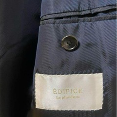 EDIFICE カシミア混チェスターコート　46の画像