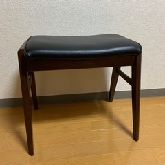 【美品】ニトリ・椅子・スツール ミドルブラウン