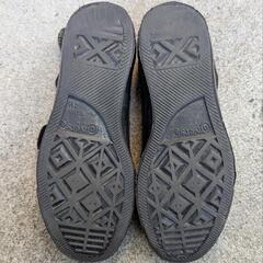 CONVERSE(コンバース)黒のハイカットスニーカーの画像