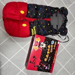 【値下げ中】　ミッキー　フットマフ　ベビーカー