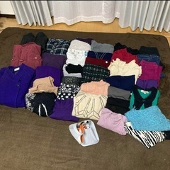 レディース 35点＋a まとめ売り アウター ニット 多め ブラ...